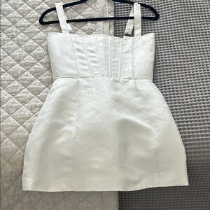 V. Chapman White Mini Dress